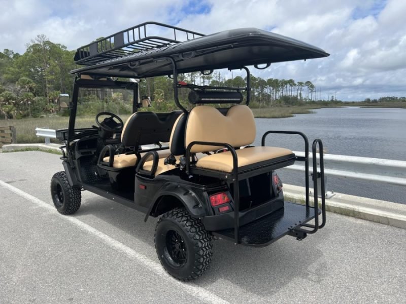 MotoEV Electro Neighborhood Buddy 6 Passenger (Back to Back) Highriser Street Legal Golf Cart