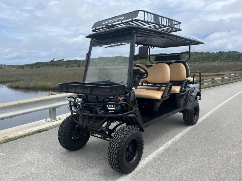 MotoEV Electro Neighborhood Buddy 6 Passenger (Back to Back) Highriser Street Legal Golf Cart
