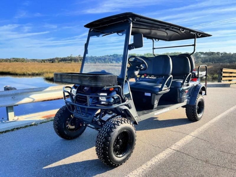 MotoEV Electro Neighborhood Buddy 6 Passenger (Back to Back) Highriser Street Legal Golf Cart
