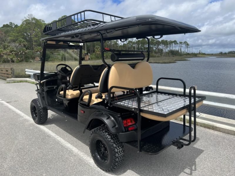 MotoEV Electro Neighborhood Buddy 6 Passenger (Back to Back) Highriser Street Legal Golf Cart