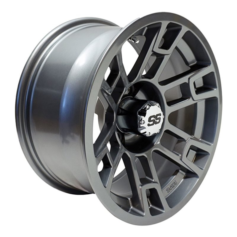 14″ RX391 Gunmetal Gray Golf Cart Wheel – RHOX®
